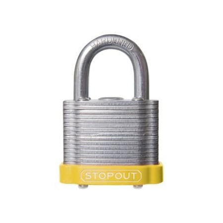 Accuform STOPOUT LAMINATED STEEL PADLOCKS KDL966YL KDL966YL